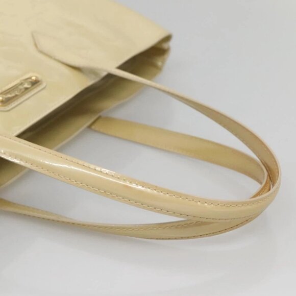 LOUIS VUITTON Monogram Vernis Wilshire MM Hand Bag Broncorail M91441 Auth 121051 - Picture 8 of 16